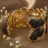 Gemini_Generated_Image_67cny967cny967cn Vintage Gold-Plated Butterfly Hinged Cuff Bracelet
