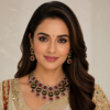 Untitled design (11) Luxury Antique Style Ruby Red Bridal Jewelry Set | Kundan & Meenakari Choker with Matching Earrings