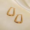 Untitled design (49) Gold Plated Geometric Hoop Earrings for Women | Trendy Statement Earrings | Lightweight Fashion Jewelry