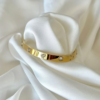 Untitled design (68) Gold Plated CZ Screw Motif Bangle Bracelet for Women | Elegant Minimalist Openable Bracelet