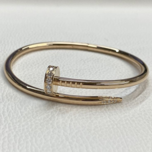 Untitled design (71) Gold Plated CZ Nail Design Cuff Bracelet for Women | Luxury Open Bangle | Statement Fashion Jewelry